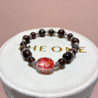 精品*黑星輝骨幹 x 錦鯉膠花