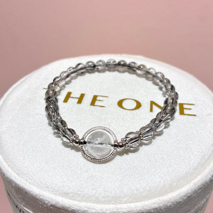 精品*黑順髮晶 x 白幽靈