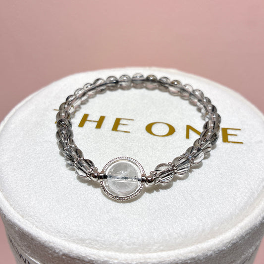 精品*黑順髮晶 x 白幽靈