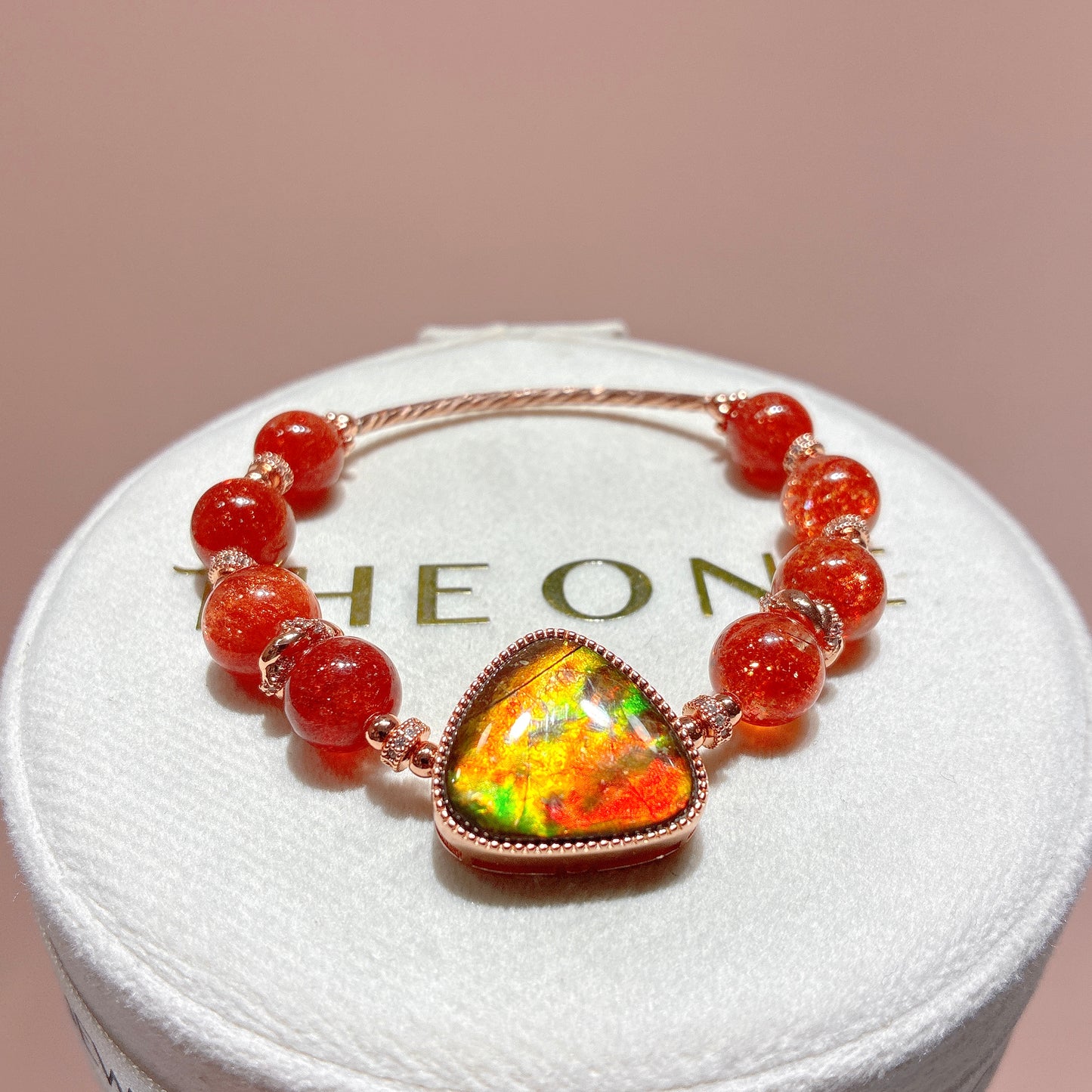 精品*金草莓太陽石 x 斑彩石