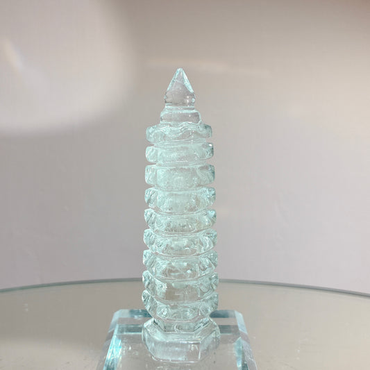 白水晶九層文昌塔