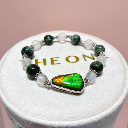 精品*綠龍晶 x 斑彩石