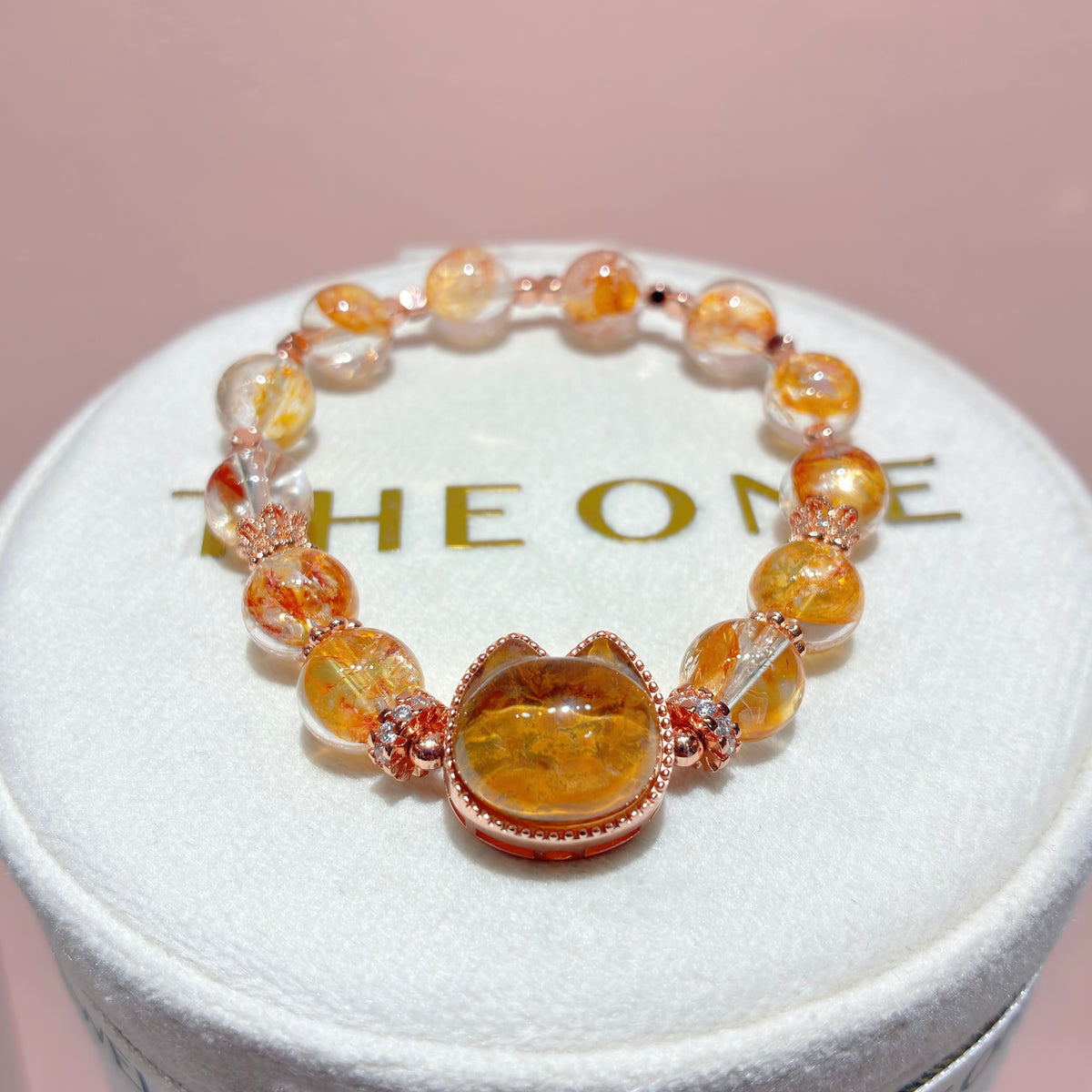 精品*金魚黃膠花