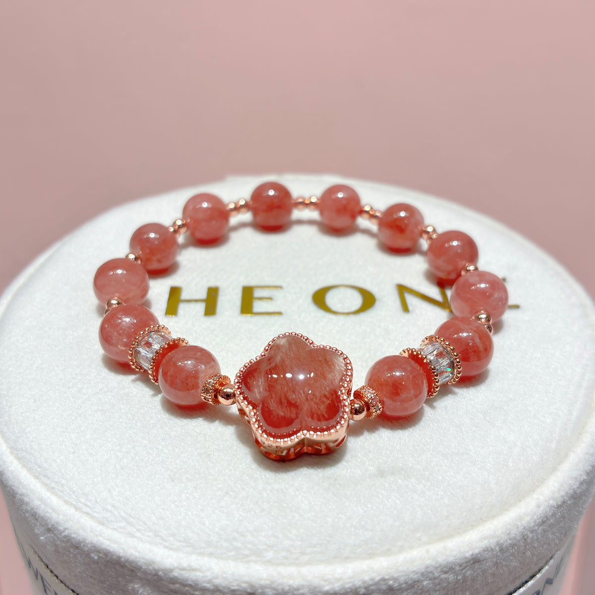 精品*冰種紅紋石 x 橙紅兔毛￼