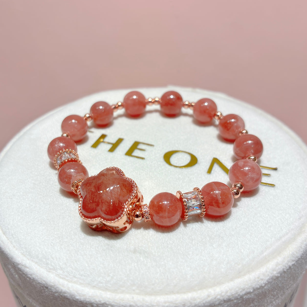 精品*冰種紅紋石 x 橙紅兔毛￼
