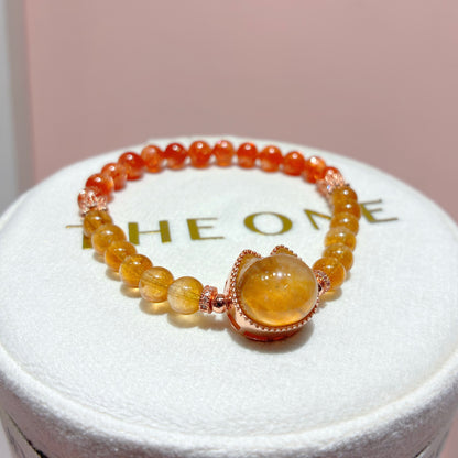 精品*黃碧璽 x 黃膠花
